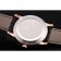 Patek Philippe Calatrava Date White Dial Rose Gold Case Black Leather Strap