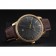Swiss Vacheron Constantin Patrimony Grey Dial Gold Diamonds Case Brown Leather Bracelet    1454182