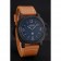 Panerai Luminor Ion Plated Stainless Steel Bezel Orange Leather Bracelet  622309