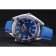 Omega Seamaster Planet Ocean GMT Blue Dial Blue Leather Band   622394