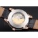 Omega DeVille Black Crocodile Leather Bracelet Black Dial Watch