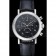 Patek Philippe Grand Complications Black Dial Engraved Silver Case Black Leather Bracelet 1454145