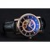 Piaget Altiplano Chronograph Black Dial Gold Case Black Leather Bracelet 1454047