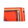 Fendi Red Orange Pirouette Scarf 621717