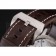 Swiss Panerai Luminor Black Dial Stainless Steel Case Brown Leather Strap 1453854