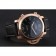 Panerai Luminor 1950 3 Days Chrono Flyback Black Dial Rose Gold Case Black Leather Strap