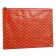 Goyard Zipped Pouch Orange