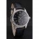 Swiss Rolex Cellini Black Dial Stainless Steel Case Black Leather Strap