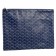 Goyard Zipped Pouch Blue